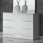White Chest of Drawers - ARCATA Large Chest  3 Drawers