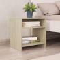Bedside Cabinet Sonoma Oak 40x30x40cm Engineered Wood - Qiao