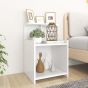 Bed Cabinets 2 pcs White 40x35x60cm Engineered Wood