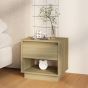 Bedside Cabinet Sonoma Oak 45x34x44cm Engineered Wood