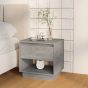 Bedside Cabinet Concrete Grey 45x34x44cm Engineered Wood