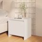 Bedside Cabinet White 45x34x44.5cm Engineered Wood