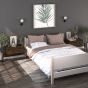 Wall Mounted Bedside Cabinets 2 pcs Smoked Oak - Zhen