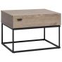 Bedside Table Dark Wood
