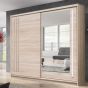 React Sliding Door Wardrobe 200cm - Oak Sonoma