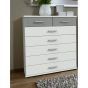 White Chest of Drawers - COMODO Medium Chest 7 Drawers