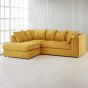 Desmond Jumbo Cord Corner Sofa - Mustard
