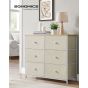 Yellow Chest of Drawers - DARTMOUTH Medium Chest  6 Drawers  Double Chest