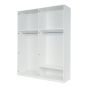 Rome 20 - 4 Door Wardrobe 182cm - White