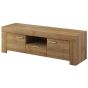 Heaven TV Cabinet with Wall Shelf - Oak Riviera