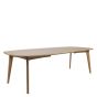 YELLOR Oval-Shape Extendable Dining Table - Light Oak