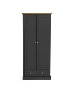 Devon 2 Door Wardrobes - Charcoal
