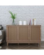 Bordeaux Wooden Framed 3 Door Large Sideboard - Oak
