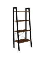 Ealing Black Metal 4 Tier Display Racks - Vintage Pine