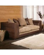 Benson 3 Seater Sofa - Brown and Beige