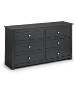 Grey Chest of Drawers - RAMSGATE Large Chest  6 Drawers