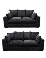 Brittany Chenille Fabric 3 Seater and 2 Seater Sofa Set