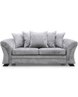 Lloyd Crushed Chenille 3 Seater - Light Grey