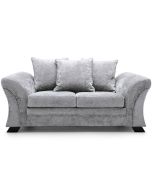 Lloyd Crushed Chenille 2 Seater - Light Grey