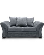 Lloyd Crushed Chenille 2 Seater - Dark Grey
