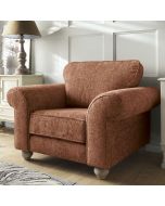Zazzles Armchair - Burnt Orange
