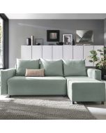 Milton Corner Sofabed - Right Arm Pistachio Green