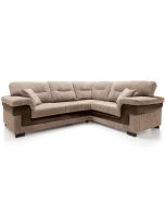 Nathaniel Corner Sofa - Right Arm Brown