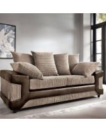 Eritrea 3 Seater Sofa - Brown and Beige