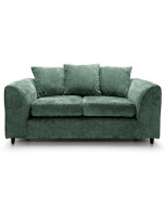 Gilliver Crushed Chenille 2 Seater Sofa - Rifle Green