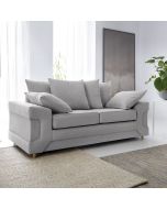 Prime Fabric 3 Seater Sofa - Light Grey