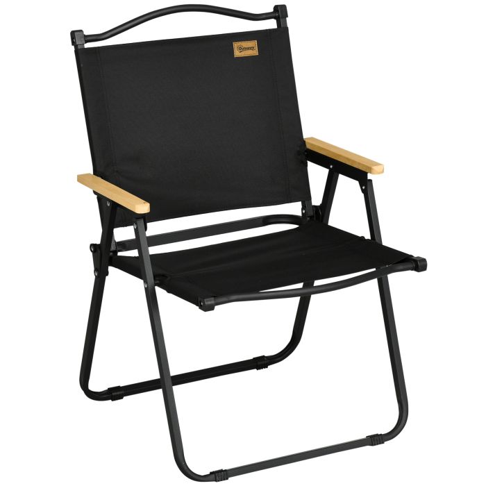 SUNVISTA Camping Chair for Adults, Lightweight Folding Chair, Portable Chair for Camping, Fishing, Beach and Outdoor Travel, Black
