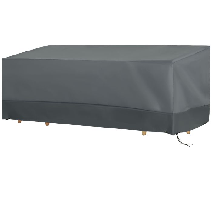 Rectangular Patio Furniture Cover for 3 Seater Sofa Bistro Set, Water UV Resistant Protection 600D Oxford Fabric Cover, 190 x 72 x 76cm