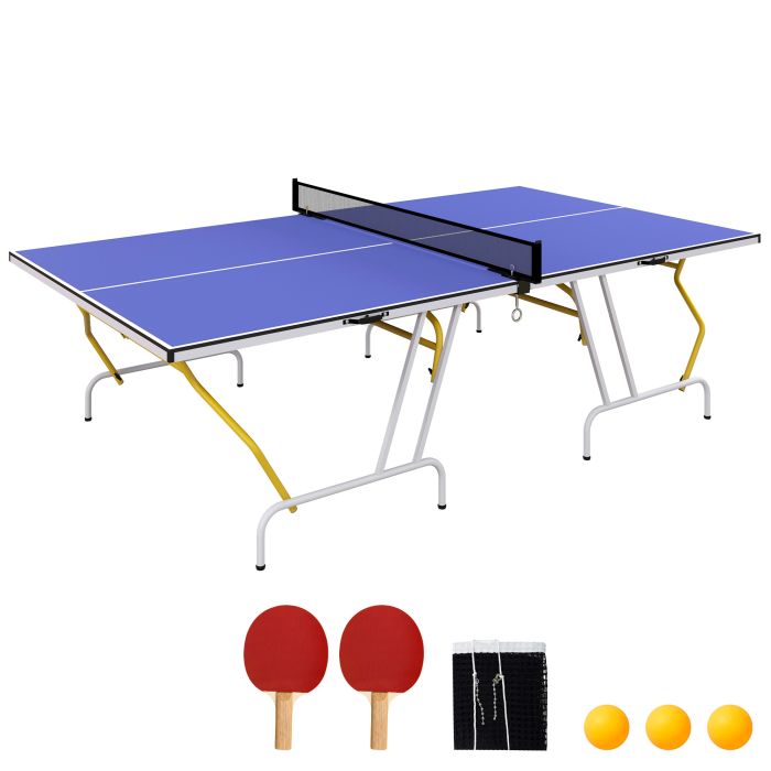 McAlpin 9FT Foldable Table Tennis Table - Blue