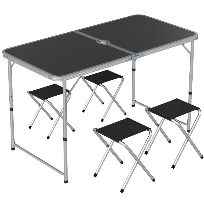 SUNVISTA Four-Person Foldable Aluminium Picnic Set