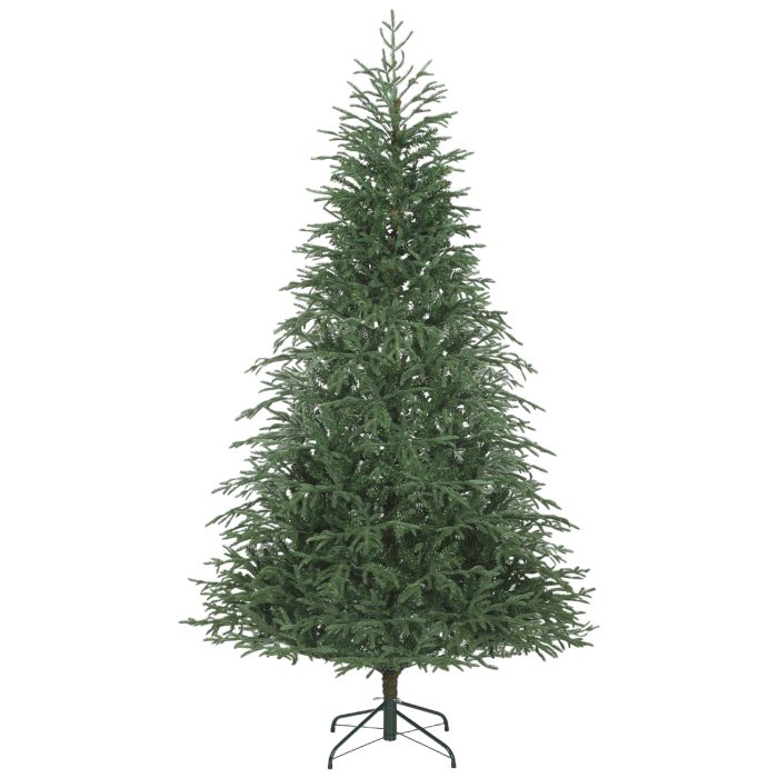 LUMRIC 7ft Full Spruce Christmas Tree Plastic Realistic Tips - Green