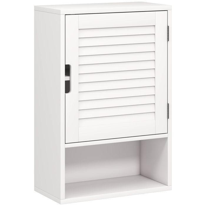 LUXEOS Wooden Wall Mounted Bathroom Cabinet - White