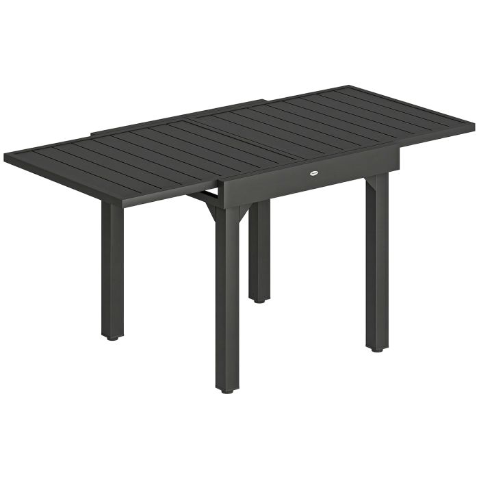 Velune Black Steel Dining Table - 80cm