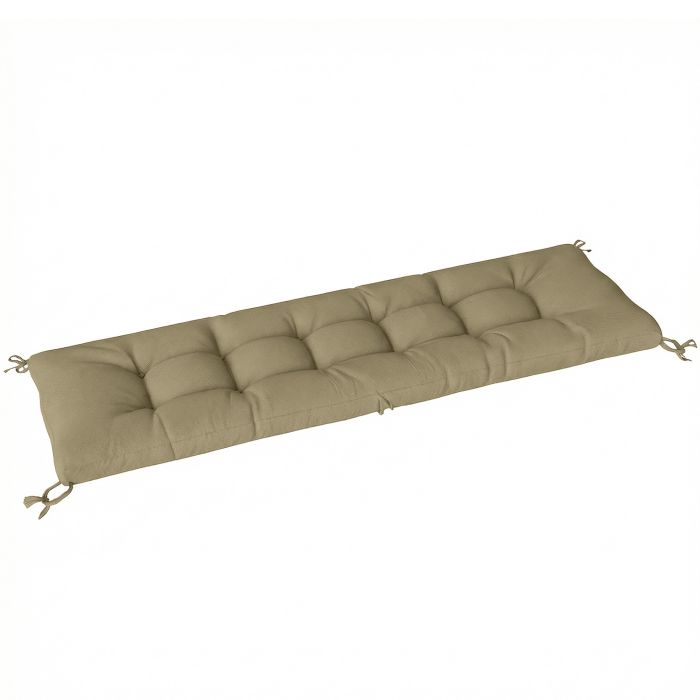 Harmont Sand PP Cotton Sun Lounger Cushion with Ties - 198cm