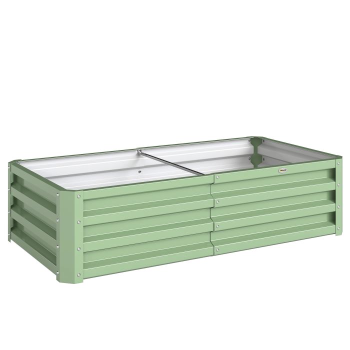 Light Green Steel Raised Beds Planter - 60cm