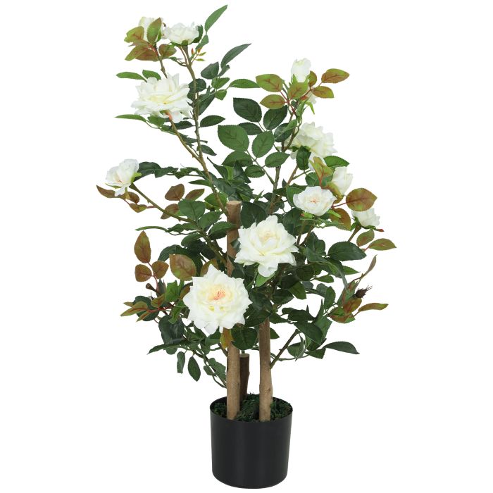 MONT White Fabric Artificial Plant - 90cm