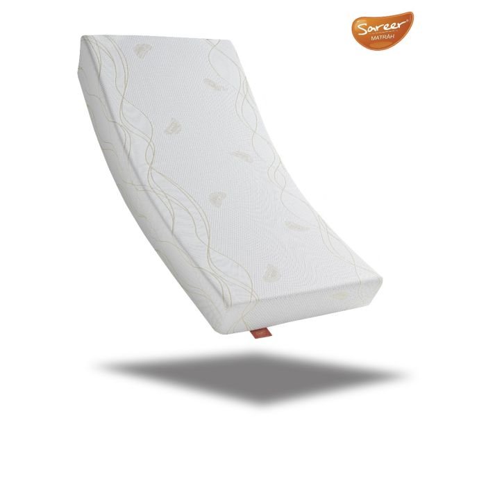 Sareer Ruby Gold Memory Foam 8 and 2 Mattress - Super Kingsize 6ft