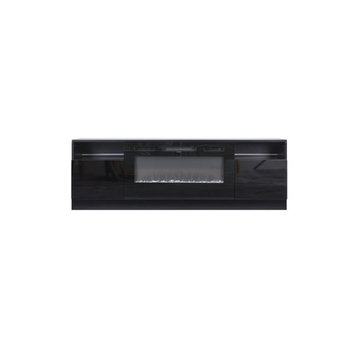 Recessed Electric Fireplace TV Stand