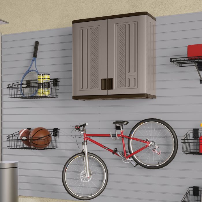 CALVERIN Wall Garden Storage Cabinet - Grey