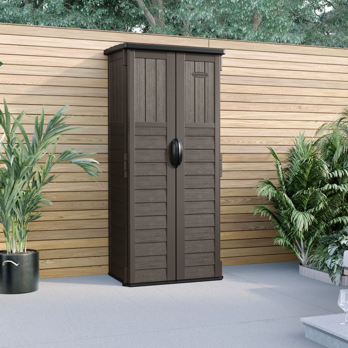 LORNVALE Garden Storage Cabinet - Stone Grey