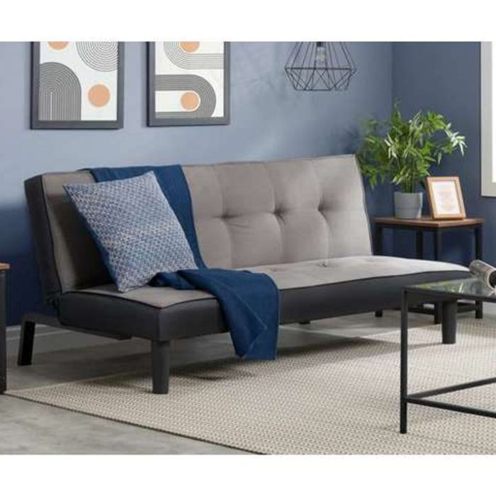 Birlea Aurora Grey Velvet Sofa Bed