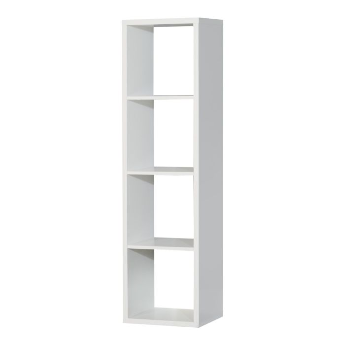 Phillips 3 Shelves Open Cube Storage Unit - Matt White