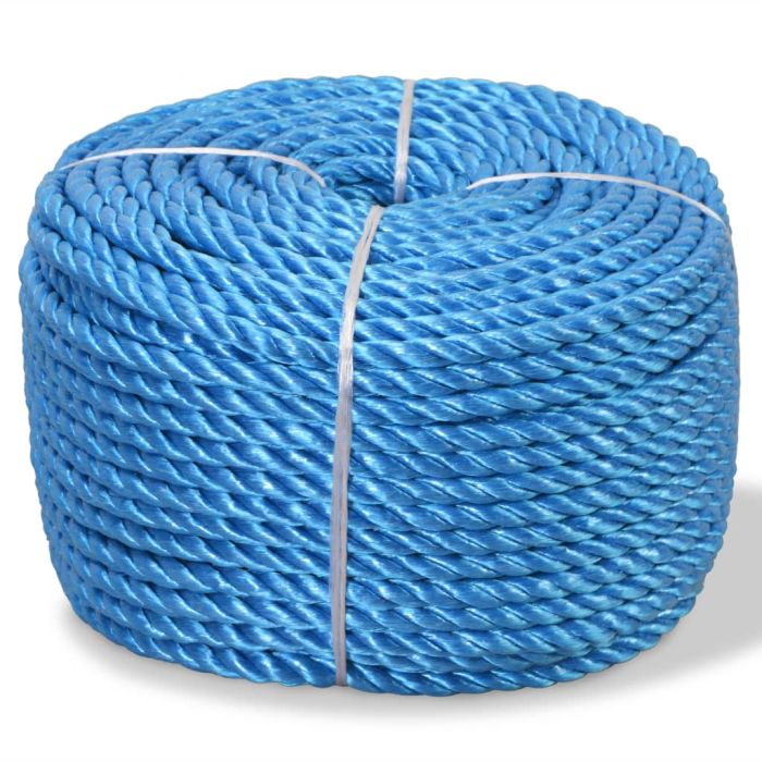 Twisted Rope Polypropylene 6mm 500 m Blue