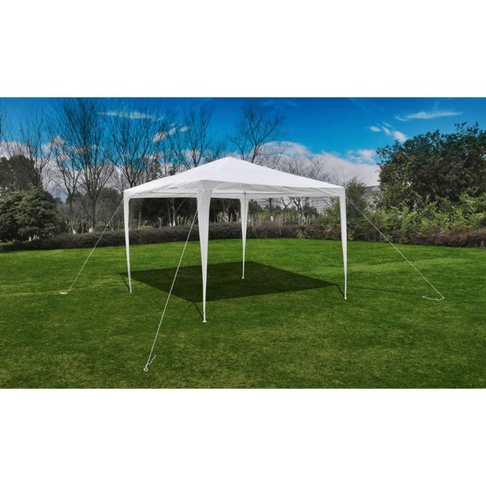 3 x 3m Pyramid-Roof Garden Gazebo Pavilion