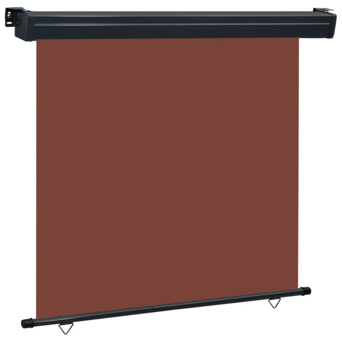 Balcony Side Awning 160x250 cm Brown