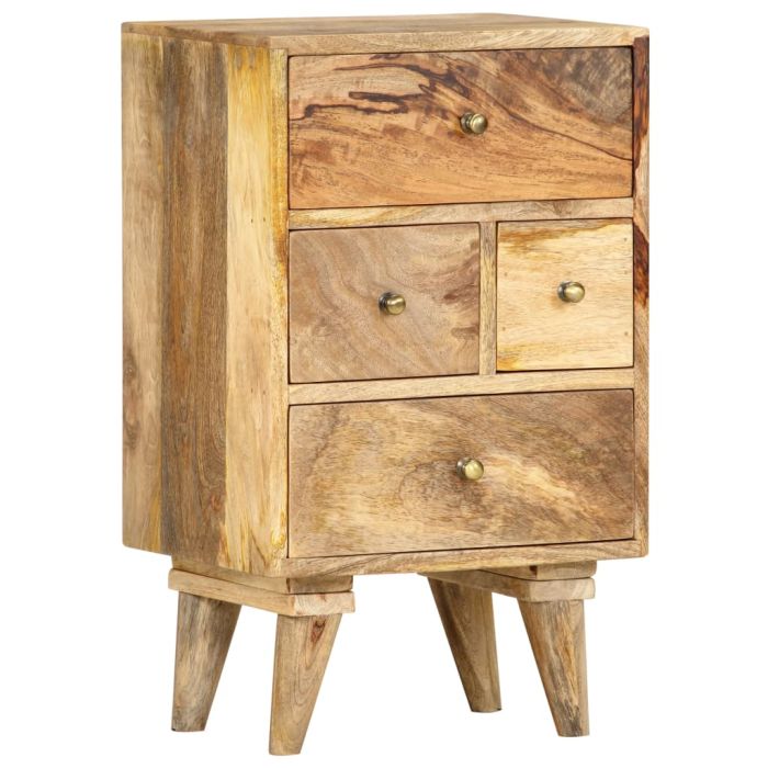 Bedside Cabinet 36x30x60cm Solid Mango Wood